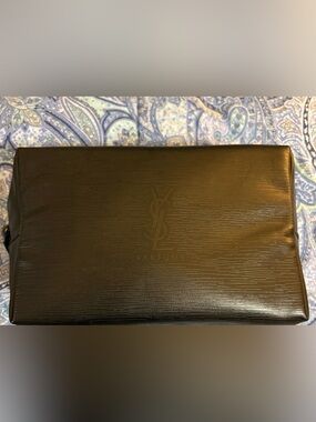 Yves Saint Laurent Beauty Cosmetic Toiletry Pouch NEW